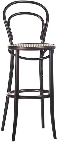 TON No 14 バースツール 61 cm ラタン/コーヒー