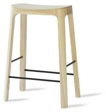 Please Wait to be Seated クロフトン バースツール H65 パイン材/ブラック