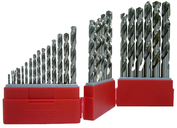 Teng Tools 金属ドリルセット 1.0 -13.0 mm DB034
