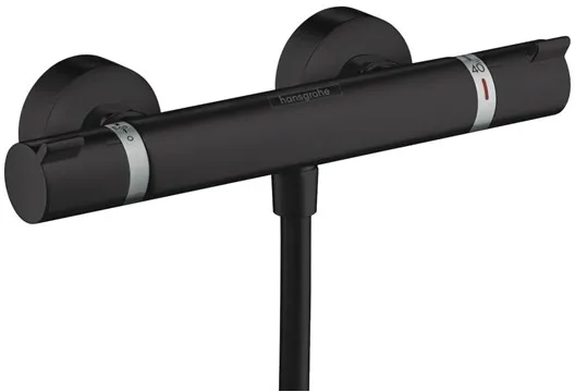 Hansgrohe Ecostat Comfort シャワー混合栓、マットブラック