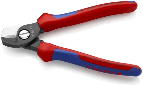 Knipex ケーブルカッター、複合素材ハンドル付き 165 mm