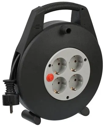 Brennenstuhl ケーブルリール Vario Line 4口 10m sch
