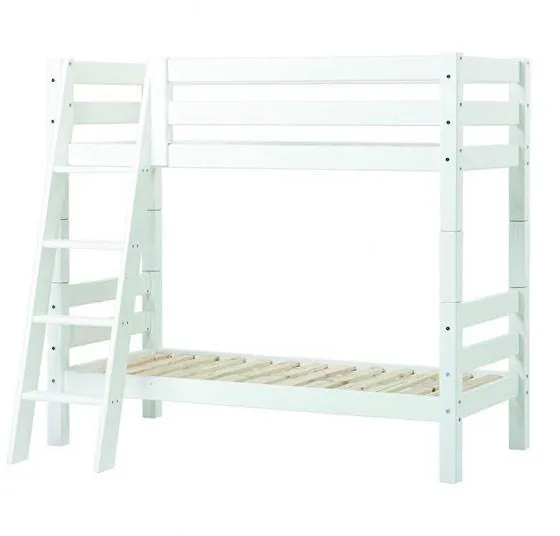 Hoppekids ECO Luxury 斜めのはしご付き二段ベッド - 70x160 cm