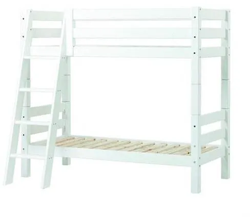 Hoppekids ECO Luxury 斜めはしご付き二段ベッド - 120x200