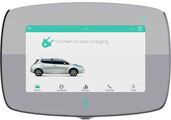 Wallbox Commander 2 充電ボックス（Wi-Fi対応、22 kW、5メートル、タイプ2、ホワイト）
