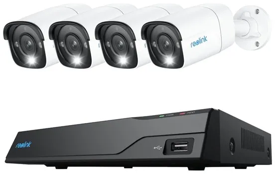 REOLINK NVS8-12MB4 - NVR + カメラ - 有線 (Ethernet 10Base-T/100Base-T) - AC電源 PoE