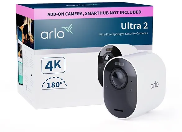 Arlo Ultra 2 4K UHD ワイヤーフリーセキュリティカメラ - 追加用