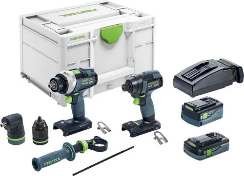 Festool ねじ締め・ドリルセット TID 18 5.0/4.0-セット TPC 18/4