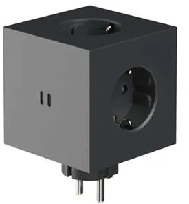 Avolt Square 2 電源タップ ストックホルムブラック