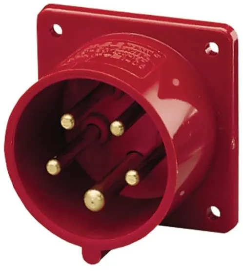 Mennekes CEE 機器用インレット 5 極 16A 400V IP44 6H