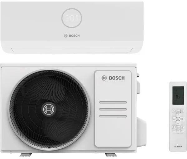 Bosch Climate 3000i 35 WE 空気対空気ヒートポンプ、3.5 kW、10〜40 m²、ホワイト